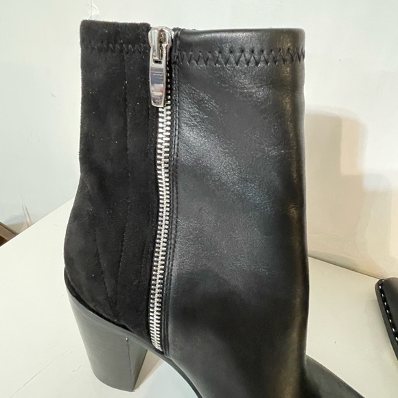 Aldo Black Leather Heeled Booties - Picture 12 of 12